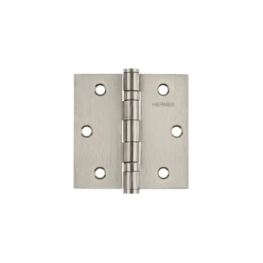 [43227] BISAGRA CUADRADA 3' ACERO INOX, CABEZA PLANA, HERMEX